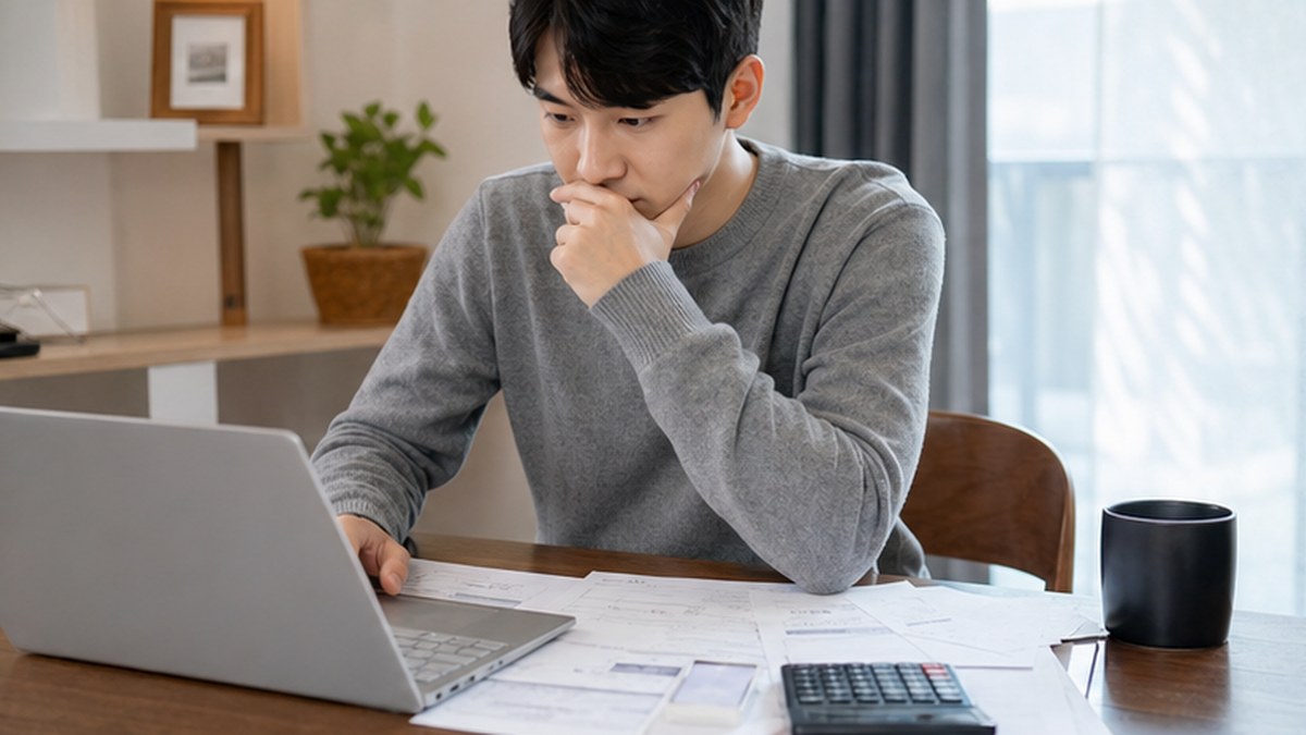 숨은 국세환급금 조회 방법 관련 자료를 확인하는 모습