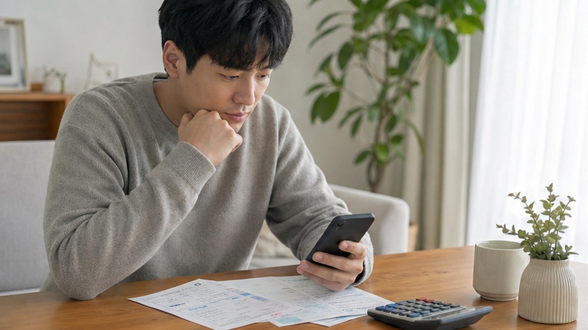 지방세 환급금 조회·신청 관련 자료를 확인하는 모습