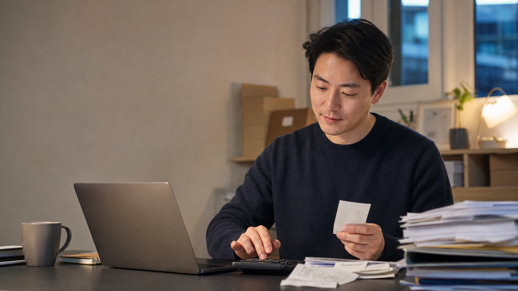2026년 1기 부가세 7월 27일 마감 관련 자료를 확인하는 모습